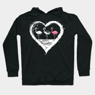 Flamingoes In Love Costume Gift Hoodie